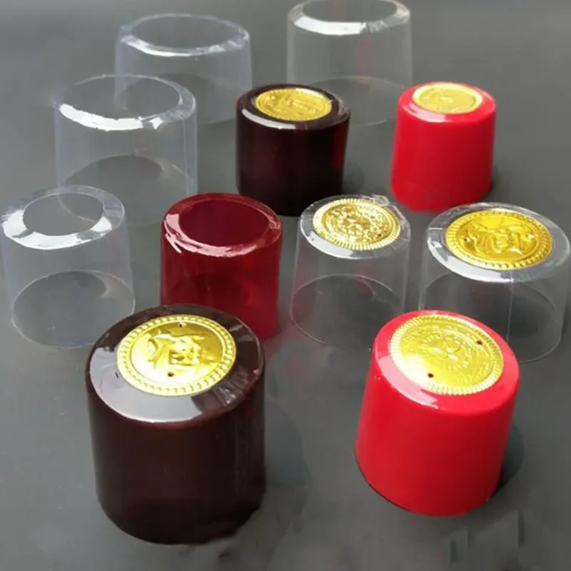 Wine Beer Liquor - 100X PVC şarap şişesi Shrink Film