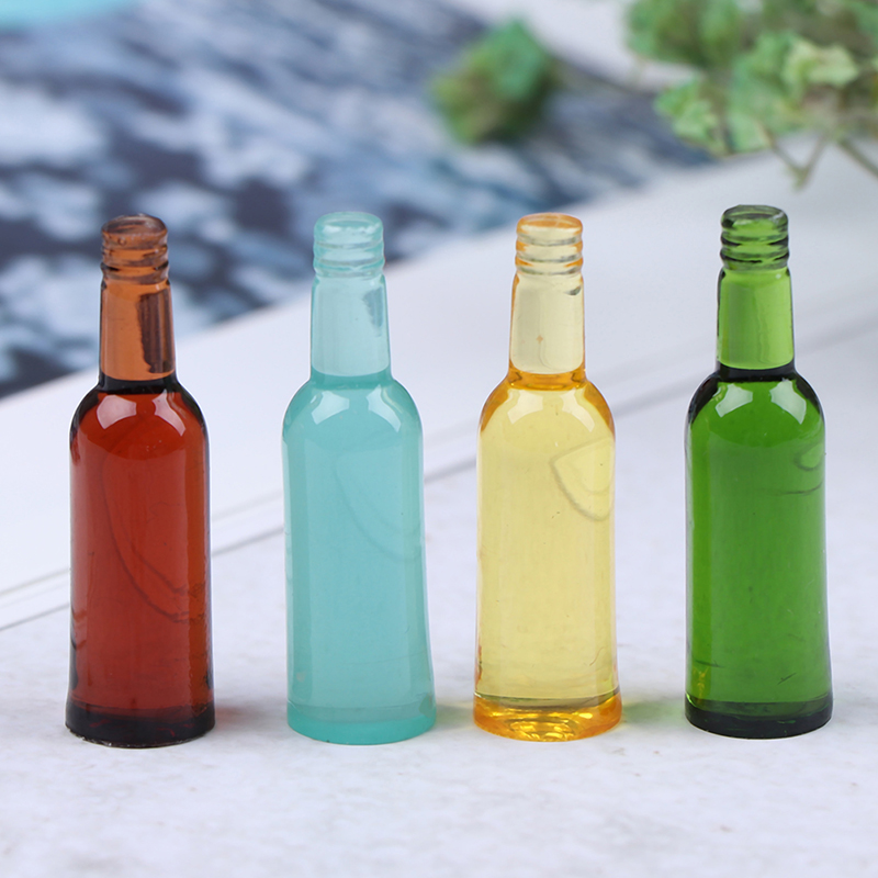 Wine To Beer - 6 adet 1:12 Dollhouse Minyatür Bira