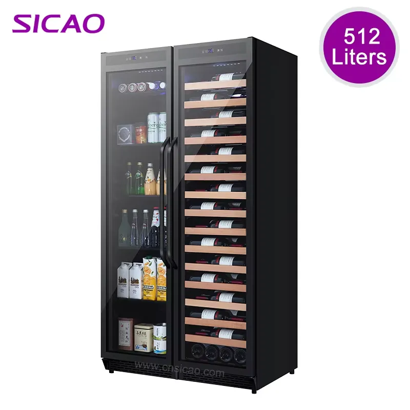 Wine Beer Fridge Dual Zone - Ankastre İçecek Dolabı Çift Kapılı Şarap