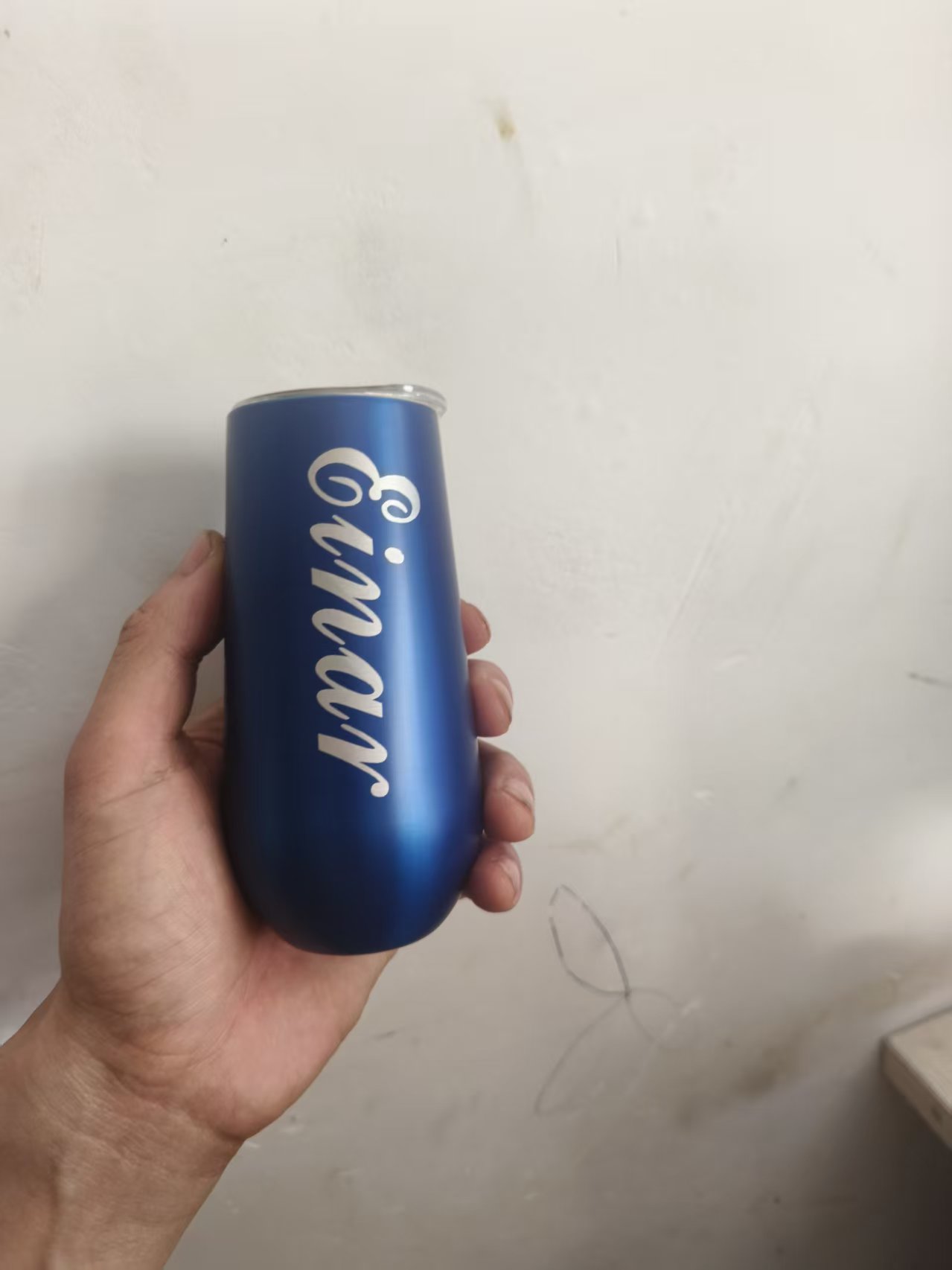 Wine Beer Name - Özel düğün isimli 6oz paslanmaz çelik