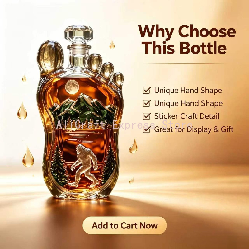 Büyük Ayak İzi Viski Sürahisi, - Wine Beer And Spirits incelemesi ve fiyatı