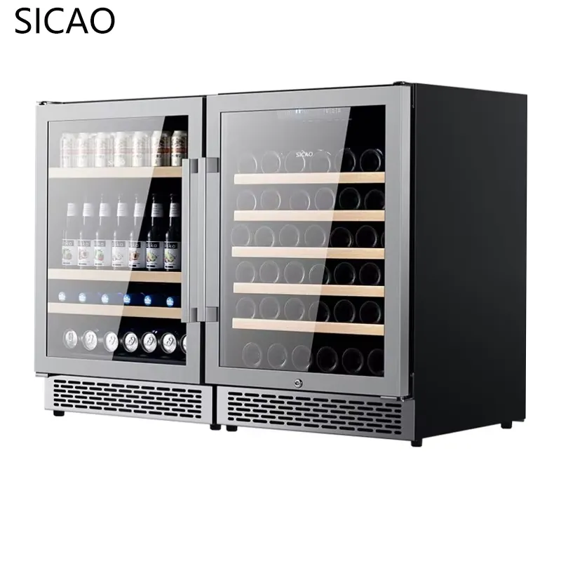 2 Kapılı Şarap Bira Dolabı Cam - Wine Beer Fridge Dual Zone incelemesi ve fiyatı