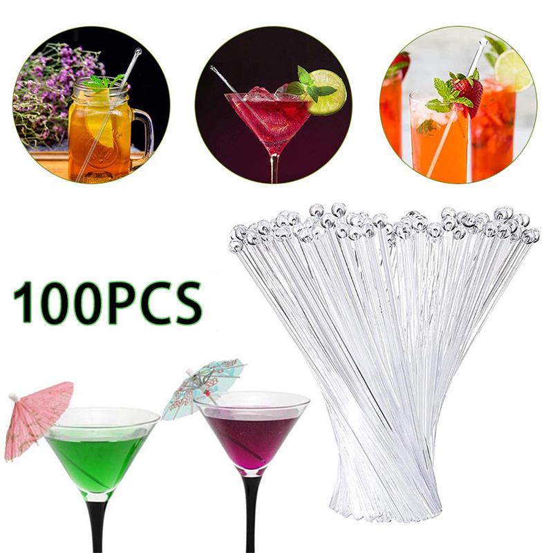 100 Adet Şeffaf Kokteyl İçecek - Muddler Cocktail Bar incelemesi ve fiyatı