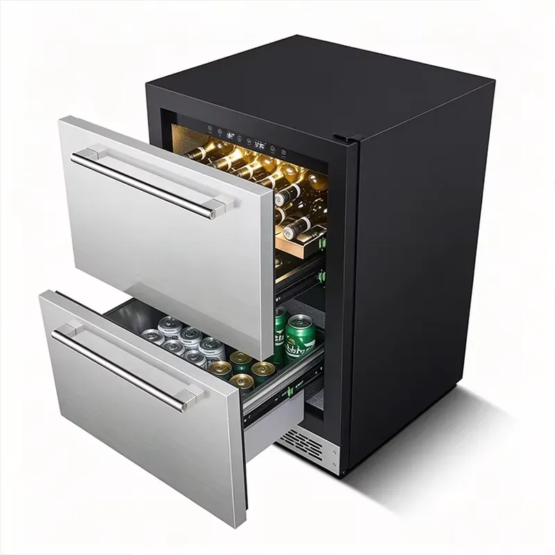 Siyah ve Dayanıklı Paslanmaz Ç - Wine Beer Fridge Dual Zone incelemesi ve fiyatı