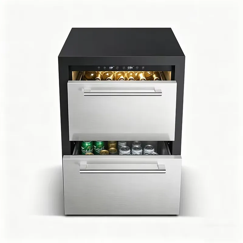 Siyah ve Dayanıklı Paslanmaz Ç - Wine Beer Fridge Dual Zone incelemesi ve fiyatı