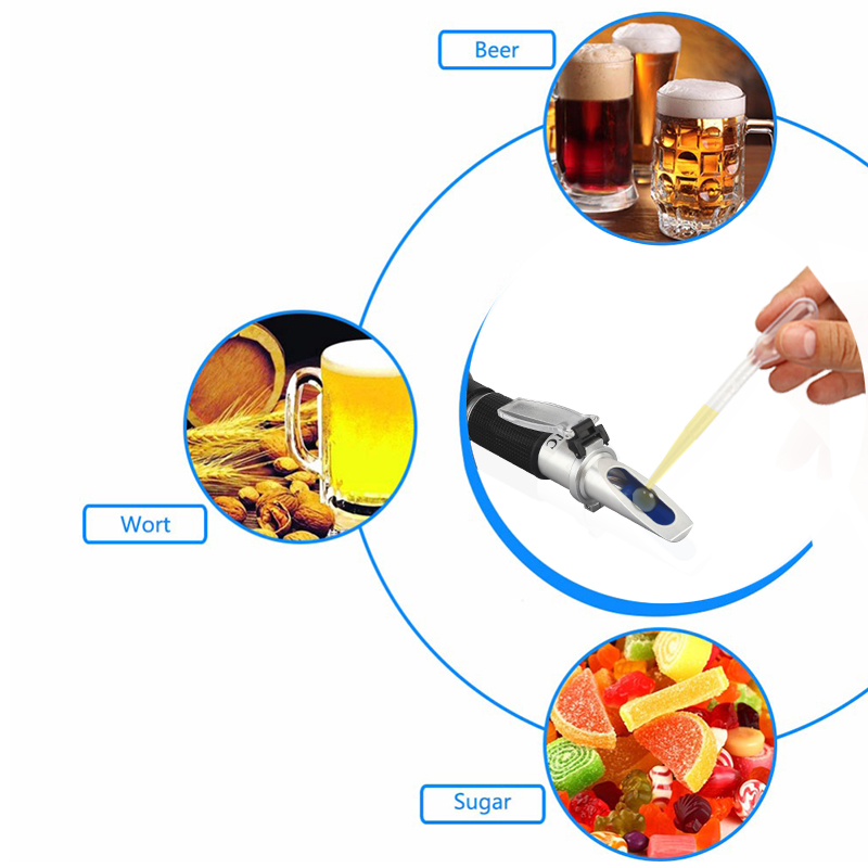 El Refraktometre Tek/Çift Ölçe - Wine Beer Liquor incelemesi ve fiyatı