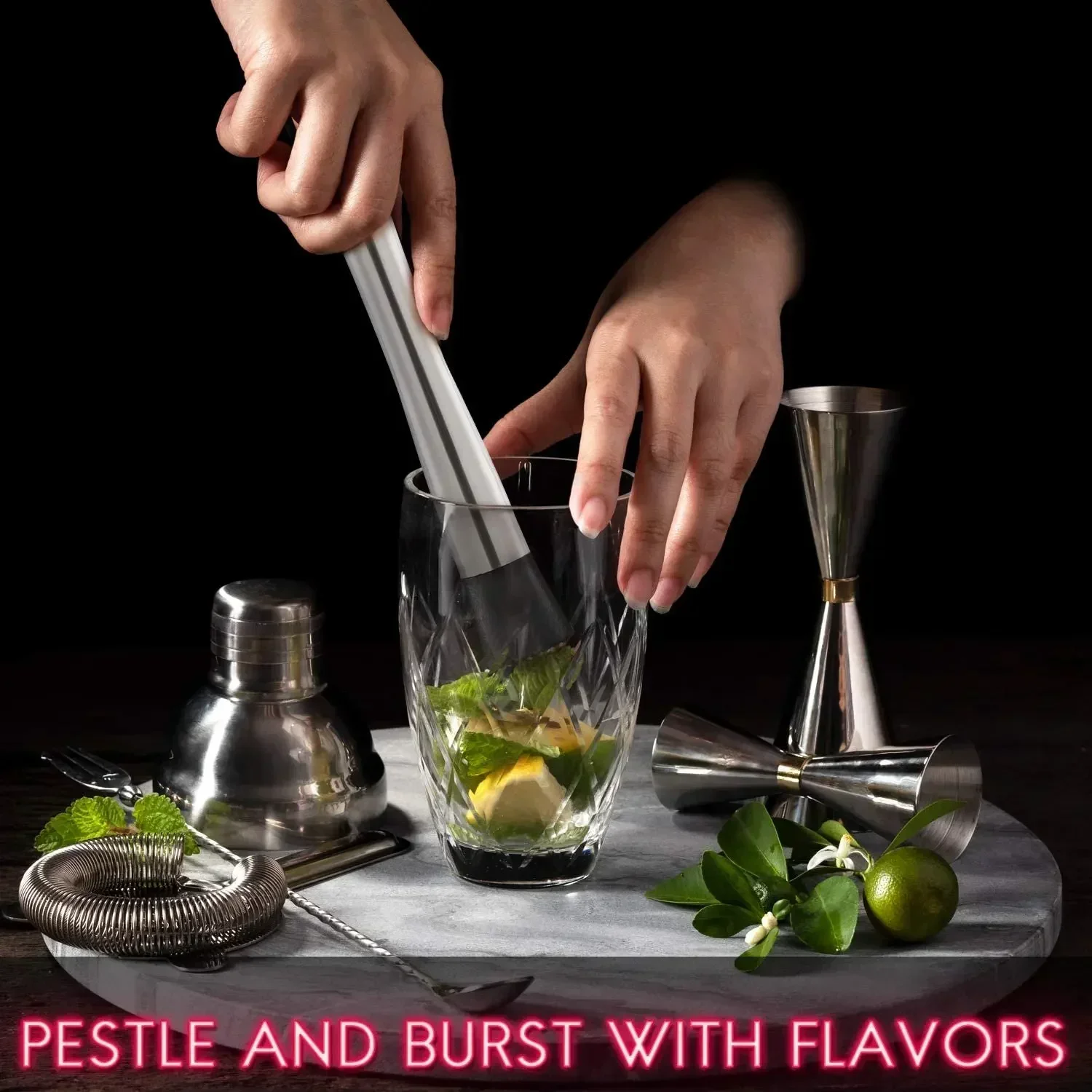 Paslanmaz Çelik Kokteyl Muddle - Muddler Cocktail Bar incelemesi ve fiyatı