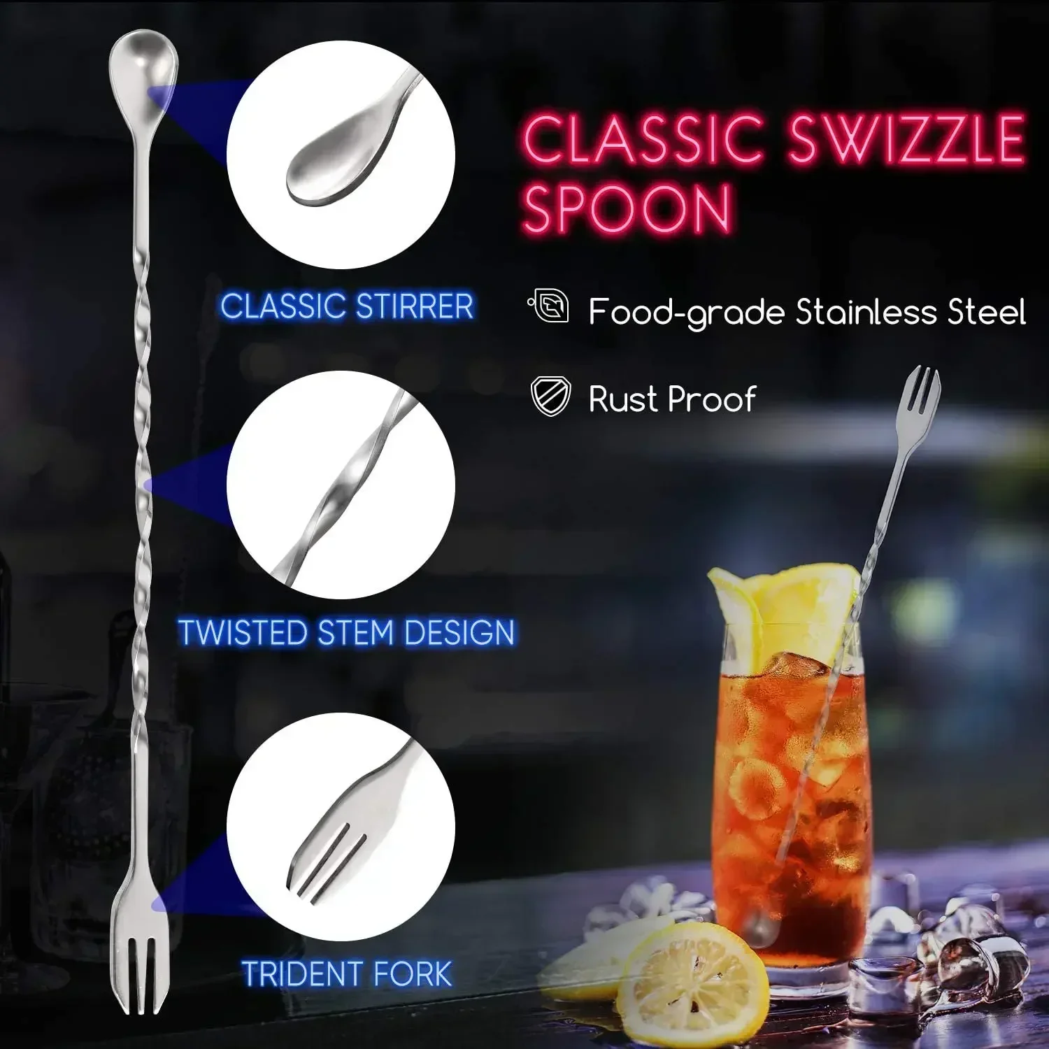 Paslanmaz Çelik Kokteyl Muddle - Muddler Cocktail Bar incelemesi ve fiyatı