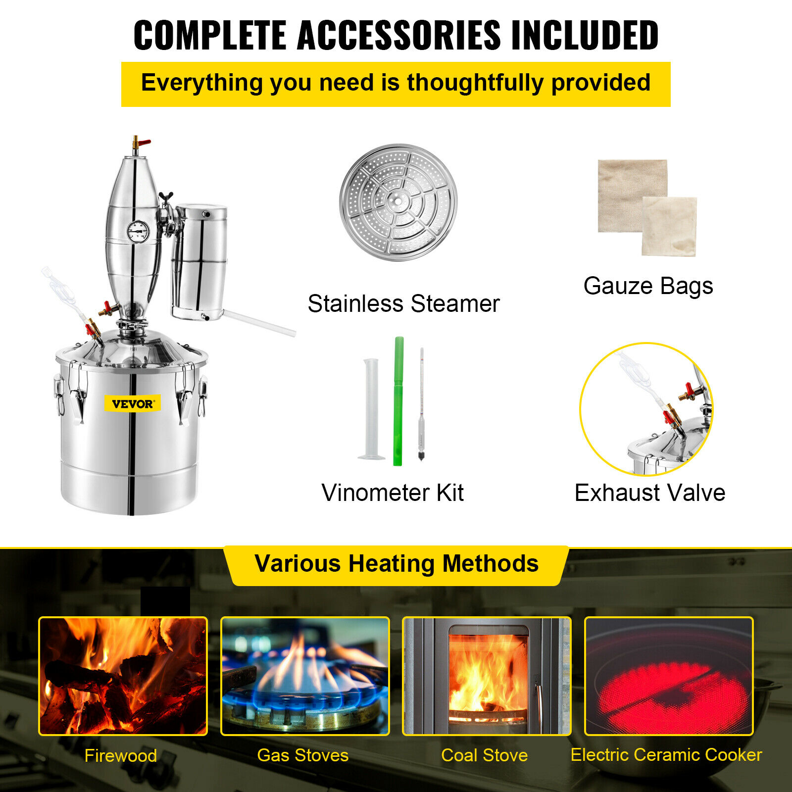 SucceBuy 20L-70L Alkol Damıtma - Wine Beer Liquor incelemesi ve fiyatı